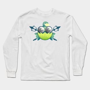Vector Lamprey Monster Long Sleeve T-Shirt